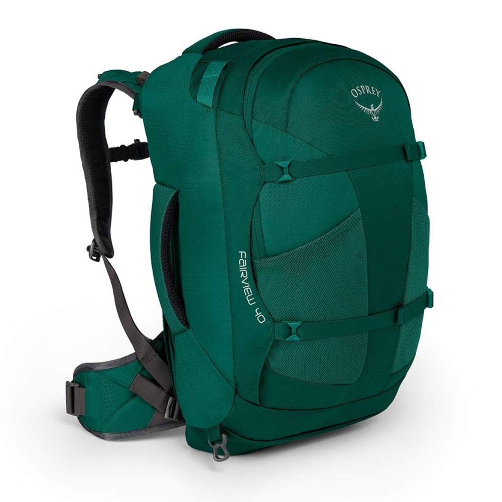 Osprey Fairview 40 Travel Backpack in Rainforest Green